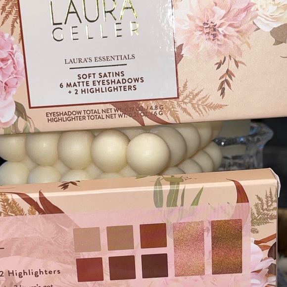 LAURA GELLER Essentials Soft Satin 6 Matte Eyeshadow+2 Highlighter Pale… - Picture 9 of 12